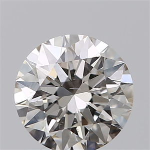 0.71 Carats, ROUND Diamond with Excellent Cut, K Color, SI2 Clarity and Certified by GIA