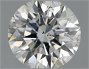 Natural Diamond 0.41 Carats, Round with Excellent Cut, G Color, SI2 Clarity and Certified by IGI