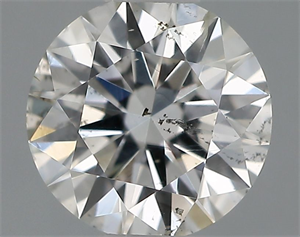 Picture of Natural Diamond 0.41 Carats, Round with Excellent Cut, G Color, SI2 Clarity and Certified by IGI