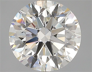 Picture of Natural Diamond 2.01 Carats, Round with Excellent Cut, H Color, VS1 Clarity and Certified by GIA