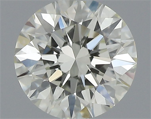 Picture of Natural Diamond 0.42 Carats, Round with Excellent Cut, K Color, VVS2 Clarity and Certified by IGI