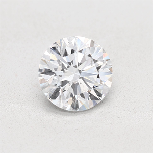 Picture of Natural Diamond 2.01 Carats, Round with Excellent Cut, D Color, SI2 Clarity and Certified by GIA