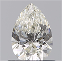 0.53 Carats, PEAR Diamond with  Cut, I Color, VS2 Clarity and Certified by GIA