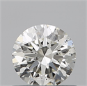 Natural Diamond 0.60 Carats, Round with Very Good Cut, K Color, SI2 Clarity and Certified by GIA