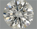 Natural Diamond 0.51 Carats, Round with Excellent Cut, I Color, SI2 Clarity and Certified by IGI