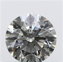 Natural Diamond 0.42 Carats, Round with Excellent Cut, J Color, SI2 Clarity and Certified by GIA