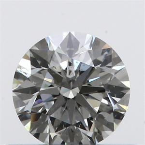 Picture of Natural Diamond 0.42 Carats, Round with Excellent Cut, J Color, SI2 Clarity and Certified by GIA