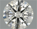 Natural Diamond 0.50 Carats, Round with Excellent Cut, K Color, I1 Clarity and Certified by GIA