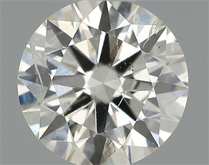 Picture of Natural Diamond 0.50 Carats, Round with Excellent Cut, K Color, I1 Clarity and Certified by GIA