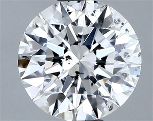 Picture of Natural Diamond 0.45 Carats, Round with Excellent Cut, E Color, SI2 Clarity and Certified by GIA