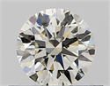 Natural Diamond 0.41 Carats, Round with Excellent Cut, K Color, VS2 Clarity and Certified by GIA