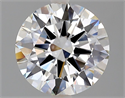 Natural Diamond 2.00 Carats, Round with Excellent Cut, H Color, VVS1 Clarity and Certified by GIA