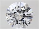 Natural Diamond 3.05 Carats, Round with Excellent Cut, E Color, VVS1 Clarity and Certified by GIA