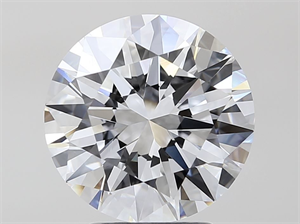 Picture of Natural Diamond 3.05 Carats, Round with Excellent Cut, E Color, VVS1 Clarity and Certified by GIA