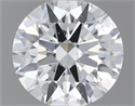 Natural Diamond 0.40 Carats, Round with Excellent Cut, H Color, VS2 Clarity and Certified by IGI