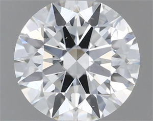 Picture of Natural Diamond 0.40 Carats, Round with Excellent Cut, H Color, VS2 Clarity and Certified by IGI