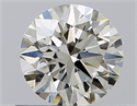 Natural Diamond 0.58 Carats, Round with Excellent Cut, I Color, VS1 Clarity and Certified by IGI