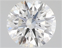 Natural Diamond 0.40 Carats, Round with Excellent Cut, F Color, VVS1 Clarity and Certified by GIA