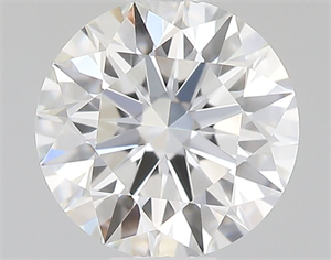 Picture of Natural Diamond 0.40 Carats, Round with Excellent Cut, F Color, VVS1 Clarity and Certified by GIA