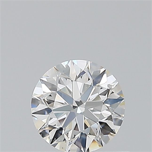 Picture of Natural Diamond 0.40 Carats, Round with Excellent Cut, F Color, SI1 Clarity and Certified by GIA