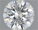 Natural Diamond 0.41 Carats, Round with Excellent Cut, J Color, VVS1 Clarity and Certified by GIA