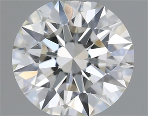 Picture of Natural Diamond 0.41 Carats, Round with Excellent Cut, J Color, VVS1 Clarity and Certified by GIA