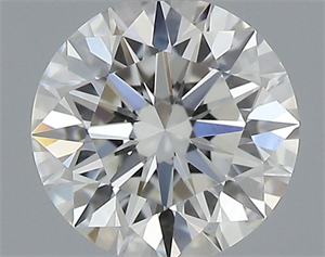 Picture of Natural Diamond 0.40 Carats, Round with Excellent Cut, I Color, VS1 Clarity and Certified by GIA