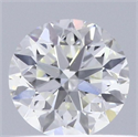 Natural Diamond 0.40 Carats, Round with Very Good Cut, H Color, VS1 Clarity and Certified by GIA