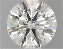 Natural Diamond 0.44 Carats, Round with Excellent Cut, J Color, SI2 Clarity and Certified by GIA