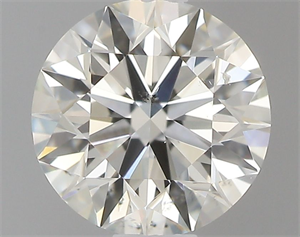 Picture of Natural Diamond 0.44 Carats, Round with Excellent Cut, J Color, SI2 Clarity and Certified by GIA