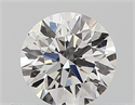 Natural Diamond 0.40 Carats, Round with Excellent Cut, F Color, VS2 Clarity and Certified by GIA