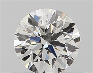 Picture of Natural Diamond 0.40 Carats, Round with Excellent Cut, F Color, VS2 Clarity and Certified by GIA