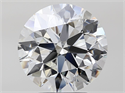 Natural Diamond 3.51 Carats, Round with Excellent Cut, I Color, VVS2 Clarity and Certified by GIA