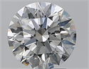 Natural Diamond 2.01 Carats, Round with Excellent Cut, E Color, SI1 Clarity and Certified by GIA