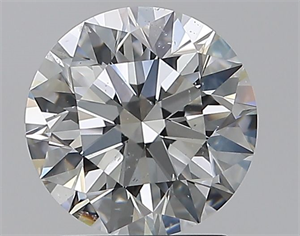 Picture of Natural Diamond 2.01 Carats, Round with Excellent Cut, E Color, SI1 Clarity and Certified by GIA