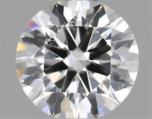 Picture of Natural Diamond 0.40 Carats, Round with Excellent Cut, H Color, SI1 Clarity and Certified by IGI