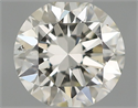 Natural Diamond 0.40 Carats, Round with Excellent Cut, I Color, VS2 Clarity and Certified by IGI