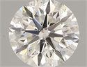 Natural Diamond 0.40 Carats, Round with Excellent Cut, F Color, SI2 Clarity and Certified by GIA