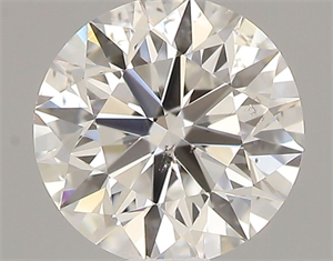 Picture of Natural Diamond 0.40 Carats, Round with Excellent Cut, F Color, SI2 Clarity and Certified by GIA