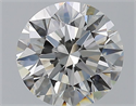 Natural Diamond 1.66 Carats, Round with Excellent Cut, G Color, VS2 Clarity and Certified by GIA