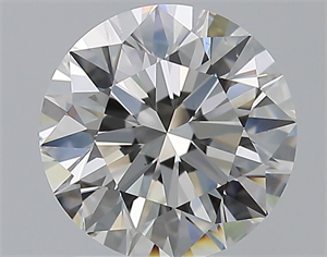 Picture of Natural Diamond 1.66 Carats, Round with Excellent Cut, G Color, VS2 Clarity and Certified by GIA