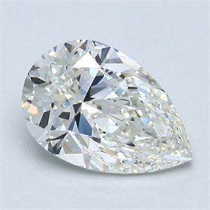 Picture of Natural Diamond 1.40 Carats, Pear with  Cut, I Color, VS2 Clarity and Certified by GIA