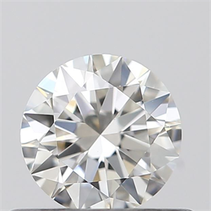 Picture of Natural Diamond 0.41 Carats, Round with Excellent Cut, H Color, VS1 Clarity and Certified by GIA