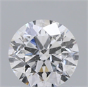 Natural Diamond 0.50 Carats, Round with Excellent Cut, E Color, I1 Clarity and Certified by GIA