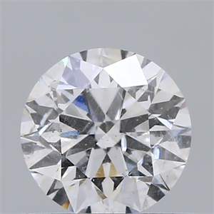 Picture of Natural Diamond 0.50 Carats, Round with Excellent Cut, E Color, I1 Clarity and Certified by GIA