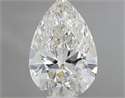 Natural Diamond 0.83 Carats, Pear with  Cut, I Color, VS1 Clarity and Certified by IGI