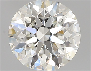 Picture of Natural Diamond 0.52 Carats, Round with Excellent Cut, J Color, VS1 Clarity and Certified by GIA