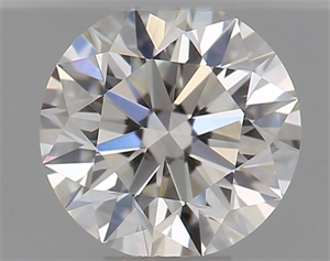 Picture of Natural Diamond 0.40 Carats, Round with Excellent Cut, I Color, VVS1 Clarity and Certified by GIA