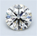 Natural Diamond 3.01 Carats, Round with Very Good Cut, K Color, SI1 Clarity and Certified by GIA