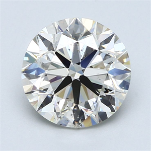 Picture of Natural Diamond 3.01 Carats, Round with Very Good Cut, K Color, SI1 Clarity and Certified by GIA